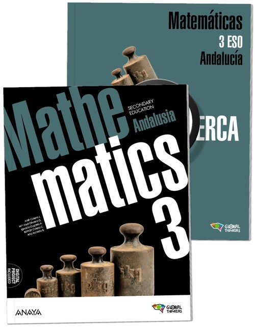 MATHEMATICS 1.ANDALUCIA STUDENT'S BOOK + DE CERCA