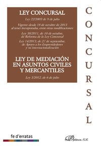 LEY CONCURSAL. LEY DE MEDIACION EN ASUNTOS CIVILES Y MERCANT