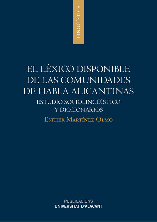 LEXICO DISPONIBLE DE LAS COMUNIDADES DE HABLA ALICANTINAS, E