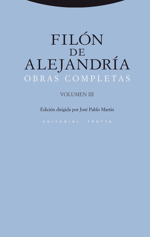 OBRAS COMPLETAS DE FILON DE ALEJANDRIA VOL. V