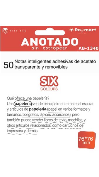 TACO NOTAS QUITA Y PON 76X76 VERDE TRANSLUCIDAS 50H PACK