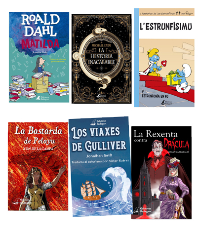 Libros de la editorial Radagast en Asturiajo