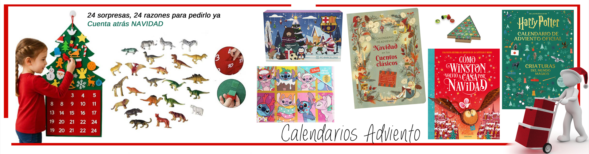 Calendarios adviento novedades