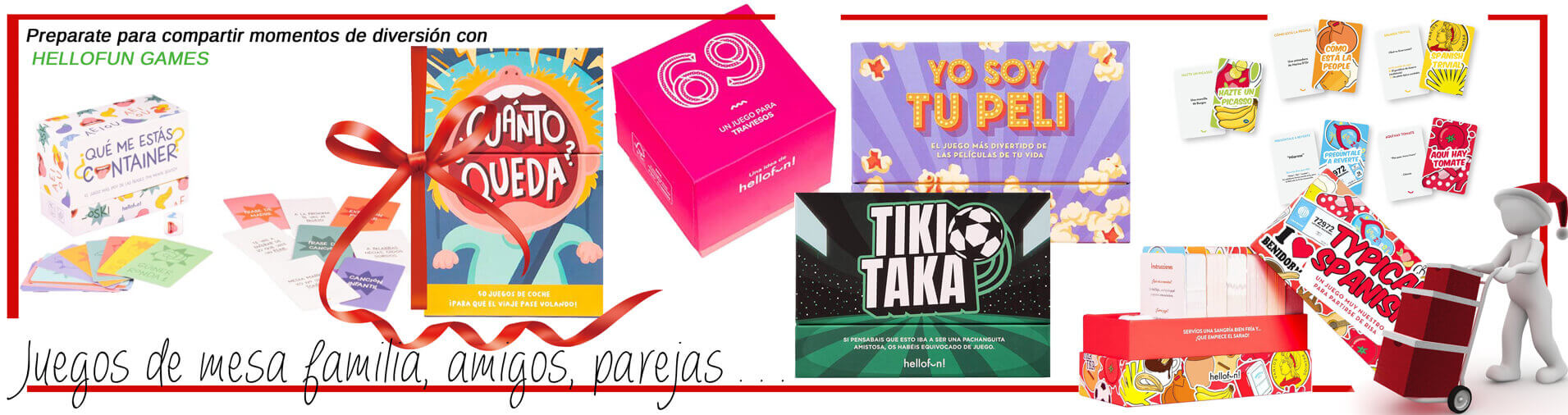 Compra juegos de mesa HELLOFUN online  Novedades disponibles en Cimadevilla Distribuciones