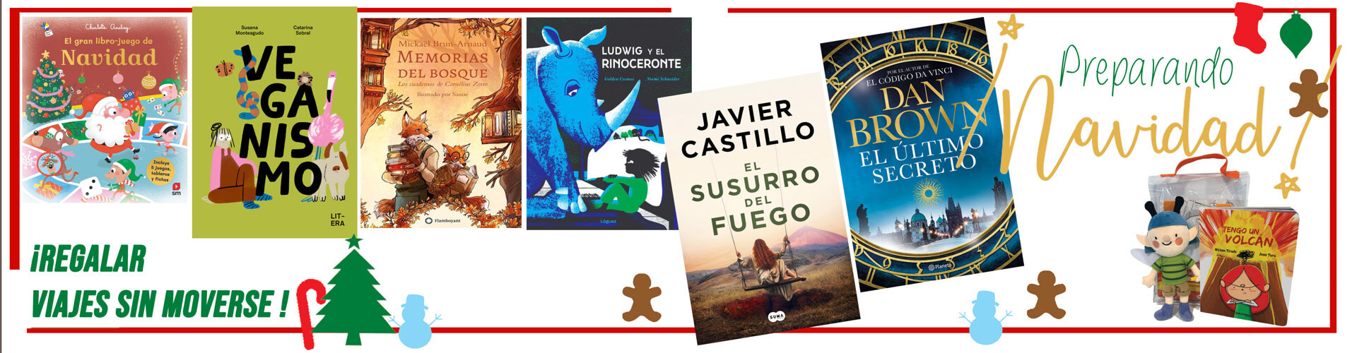 Campaa de Navidad 2025: los libros, el mejor viaje para regalar