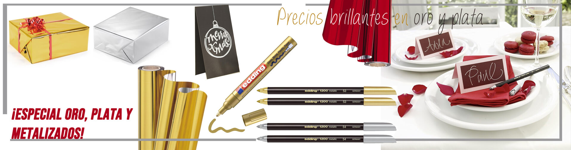 Rebajas brillantes: oro, plata y metalizados en oferta