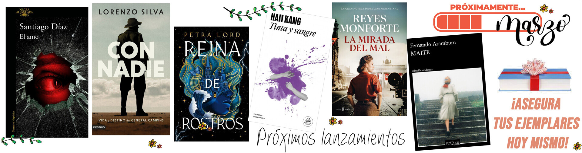 Ya los pod�is seleccionar los pr�ximos lanzamientos de marzo que mejor os encajen