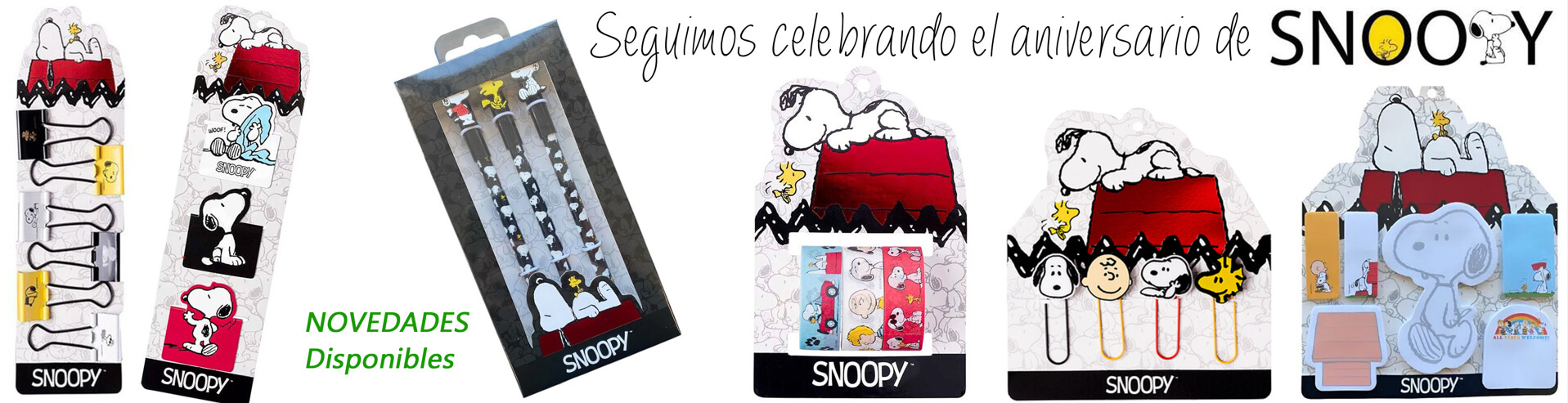 Disponibles novedades de regalo y papeler�a de Snoopy